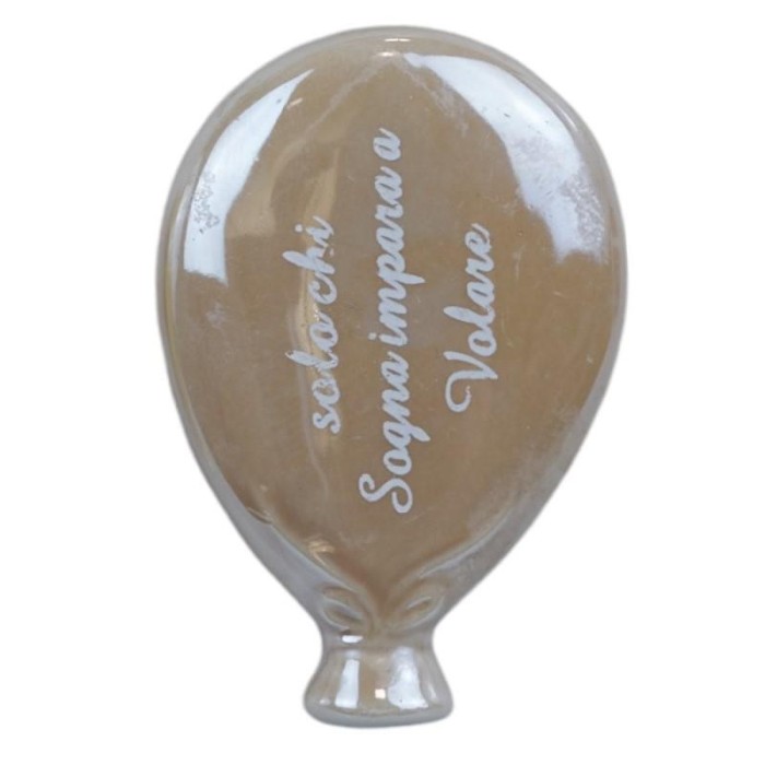 PALLONCINO MAGNETE LED TORTORA CON FRASE